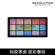 【MAKEUP REVOLUTION】玩妝革命15色眼影盤16.5g(馬卡龍)