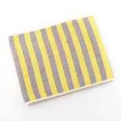 【Peter & Andy】純棉100% MIT設計製造::運動毛巾-條紋 黃灰