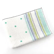 【Peter & Andy】純棉100% MIT設計製造::家用毛巾-水玉點點 藍綠