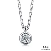 【點睛品】 Daily Luxe 炫幻小氣泡 18K金鑽石項鍊