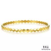【點睛品】 六角蜂巢 黃金手鐲_計價黃金(08)