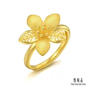 【點睛品】桃花 婚嫁黃金戒指_計價黃金
