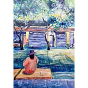 【玲廊滿藝】芒現-街39.5x27.2cm