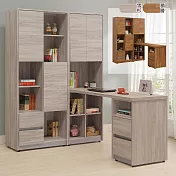 Homelike 喜家居4.7尺書桌櫃組(二色)(2350) 雪杉色