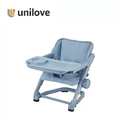 unilove Feed Me 攜帶式可升降寶寶餐椅 (餐椅+椅墊) - 日出粉