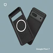犀牛盾 Google Pixel 7 (MagSafe兼容) SolidSuit 經典防摔背蓋手機殼 - 經典黑