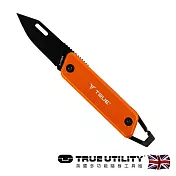 【TRUE】英國多功能摩登折疊小刀 -橘