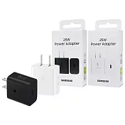 SAMSUNG原廠 新款EP-T2510 25W Type C超快充充電器 - 適用S24/S23系列 (臺灣公司貨) 黑色