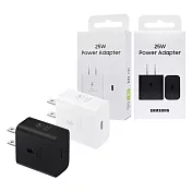 SAMSUNG原廠 新款EP-T2510 25W Type C超快充充電器-適用Z Fold7 Flip7 (公司貨)  黑色