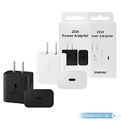 Samsung 正原廠新款盒裝 25W Type C 超快速充電器EP-T2510 (for Fold7 Flip7)  白色