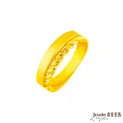 J’code真愛密碼金飾 最契合黃金男戒指