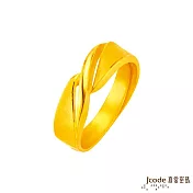 J’code真愛密碼金飾 感應黃金男戒指