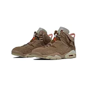 Air Jordan 6 x Travis Scott British Khakai 卡其棕 DH0690-200 US9 卡其棕