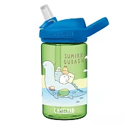 【美國 CamelBak】400ml eddy+兒童吸管運動水瓶 角落小夥伴- 蜥蜴寶寶