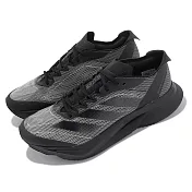 adidas 慢跑鞋 Adizero Boston 12 M 男鞋 黑 灰 馬牌輪胎底 運動鞋 馬拉松 愛迪達 ID5985