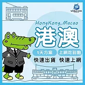 【WorldKing】香港澳門網卡1日吃到飽(上網吃到飽)