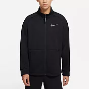 NIKE AS M THRMA SPHR LS FZ TOP 男立領外套-黑-DM5941010 2XL 黑色