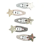 英國Mimi & Lula AW23_ Xmas聖誕閃耀星星滴答夾5入