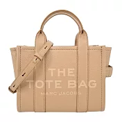 MARC JACOBS THE LEATHER MINI TOTE 皮革兩用托特包-迷你/ 駝