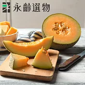 【永齡選物】嘉義極光卡蜜拉哈密瓜1.5kg±5%(1入)