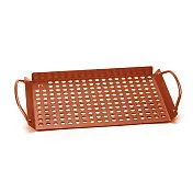 《Outset》雙柄不沾烤網 | 烤肉用具 中秋節 露營烤肉 BBQ - 銅33.5cm