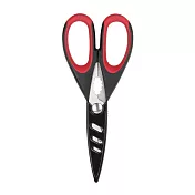 《Taylors Eye Witness》附套廚用料理剪刀 | 食物剪 多功能廚用剪刀 寶寶食物剪 副食品剪刀 - 黑紅22cm