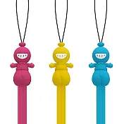 【設計小人】脫褲攔小人-3C手腕袋 桃紅