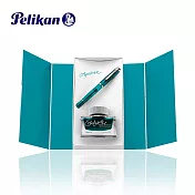 Pelikan 百利金 M205 鋼筆 磷灰石禮盒組附墨水 EF