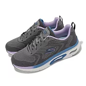 Skechers 慢跑鞋 Go Run Arch Fit-Day Break 女鞋 灰 藍 支撐 緩震 運動鞋 128957CCTQ 26cm CHAR/TURQ