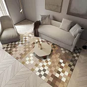 【Fuwaly】德國Esprit home 深秋棕格紋羊毛地毯 ESP2834-07W 200x300cm