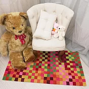【Fuwaly】德國Esprit home 繽紛格紋地毯 ESP2834-08 70x140cm