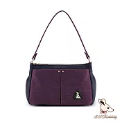 B.S.D.S冰山袋鼠 - 玩色主義 - 雙色可拆式多層斜肩包【9011-KU】 野莓黑