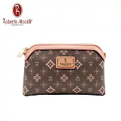 義大利《Roberto Mocali》典雅粉雙拉鍊肩背包RM-75110