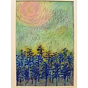 【玲廊滿藝】馬靜志 -願大愛充滿你的心36x24cm