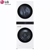 LG樂金 WashTower洗衣19公斤+乾衣16公斤 AI智控洗乾衣機WD-S1916W (冰瓷白)
