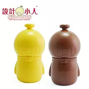 【設計小人 】小人拎吼搭-開罐鑰匙圈 咖啡