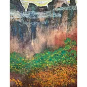 【玲廊滿藝】馬靜志 -浮雲山巔過51x41cm