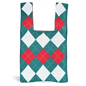 O’Pretty 歐沛媞 原創環保編織包(19.2X34.6cm)-多款可選  紅綠格