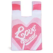 O’Pretty 歐沛媞 原創環保編織包(19.2X34.6cm)-多款可選  love