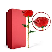 O’Pretty 歐沛媞 璀璨水晶玫瑰附精美禮盒-紅玫瑰(30X14X8cm)