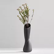 【3,co】曲線花器 - 黑