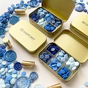 HAPPYMT花朵蠟粒糖果盒- 藍美莓