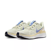 NIKE W AIR ZOOM STRUCTURE 25 女跑步鞋-米藍-DJ7884004 US7 白色