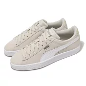 Puma 休閒鞋 Suede Camo Wns 女鞋 米白 白 麂皮 迷彩 低筒 復古 38984301