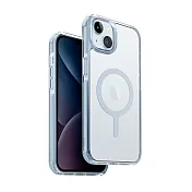 UNIQ iPhone 15 Plus Combat 四角強化軍規磁吸防摔三料保護殼 嫩藍