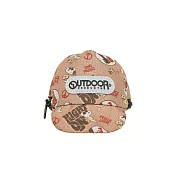 【OUTDOOR】史努比SNOOPY-音樂祭帽子造型零錢包-棕色 ODP23S09BE
