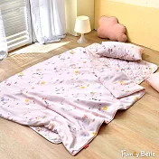 義大利Fancy Belle《樂活熊仔》兒童天絲木漿纖維防蹣抗菌吸濕排汗韓式三件式睡袋組