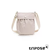 tripose DIAZ微皺尼龍輕量抓皺方型斜揹包 沙漠灰
