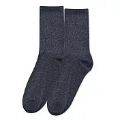 【ONEDER旺達】素色中長筒襪 韓系中長統襪 台灣製女襪棉襪- 紳士灰 BA-A5-2