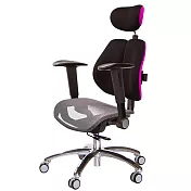 GXG 高雙背網座 工學椅(鋁腳/摺疊升降扶手)  TW-2806 LUA1